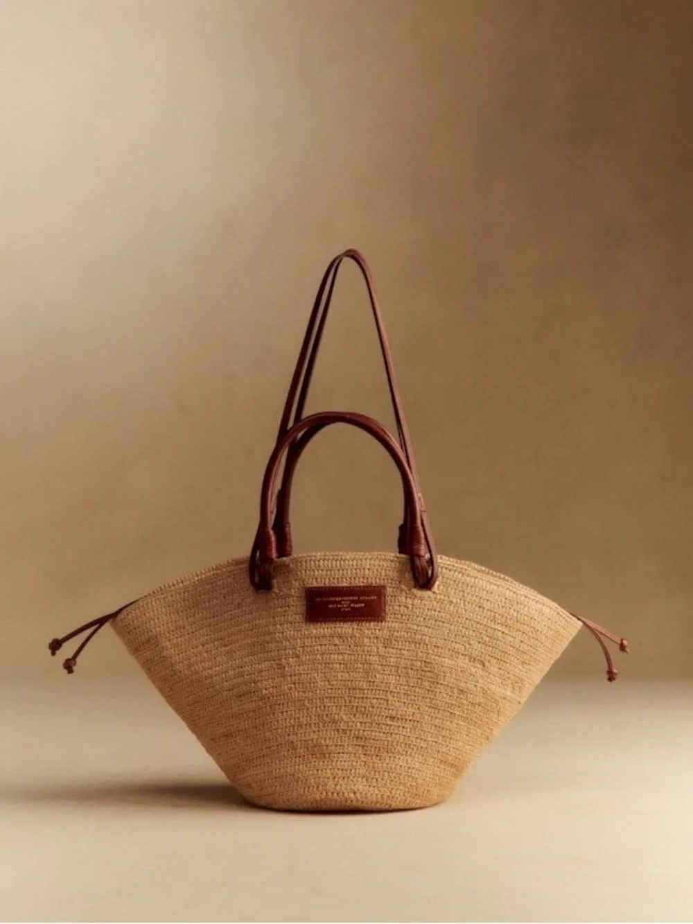 Sézane NWT Justine basket bag - Raffia - Picture 2 of 11